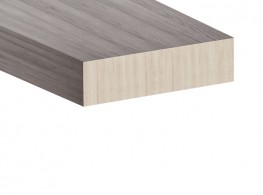 Horizontal slats for wood partition slats