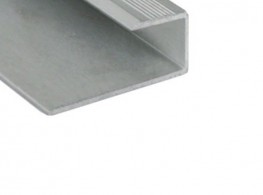Perfil de acabado 8-13 mm - Serie de acabado aluminio