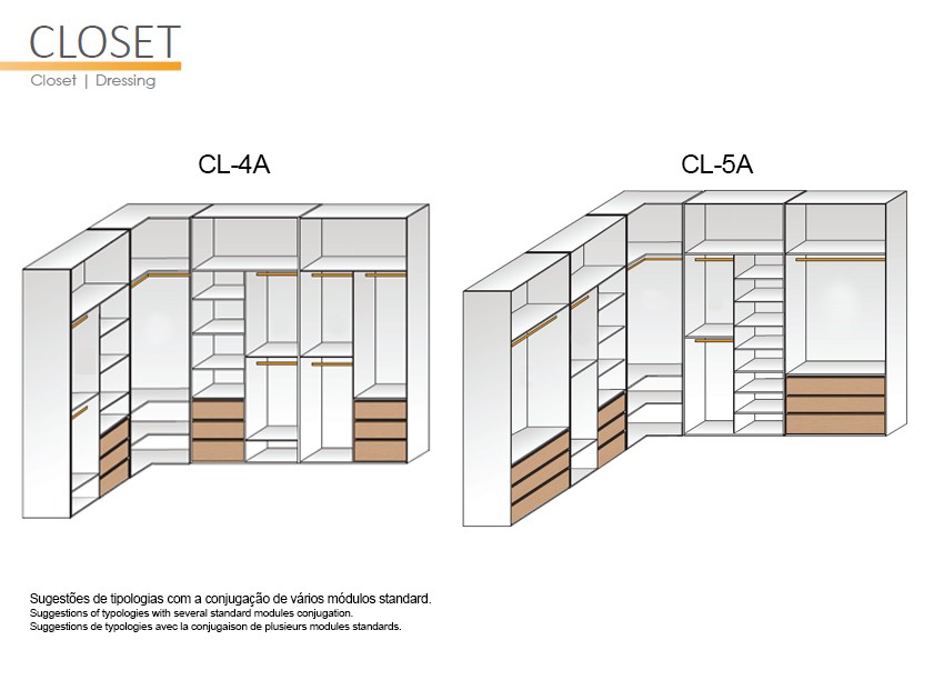 GS CONCEPT Closets  - models