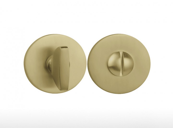 Round Button – 4041 5S Polished Brass