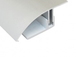 Profil de rattrapage 48 mm - Série aluminium avec base en PVC
