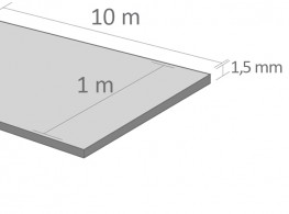 Isolant acoustique LVT F 1,5 mm 10 m2
